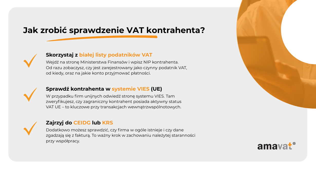 Jak zrobić sprawdzenie VAT kontrahenta