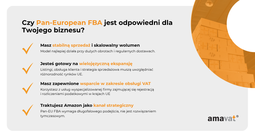 Czy Pan-European FBA jest odpowiedni dla Twojego biznesu