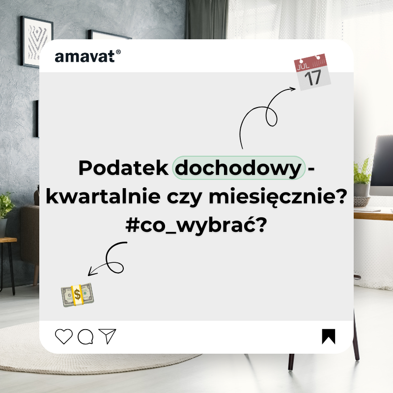 Podatek dochodowy kwartalnie czy miesięcznie – co wybrać